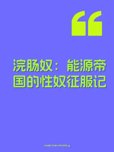 浣肠奴：能源帝国的性奴征服记 封面