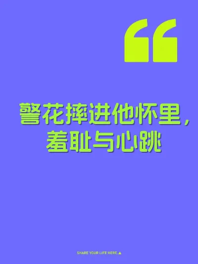 警花摔进他怀里，羞耻与心跳 封面