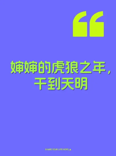婶婶的虎狼之年，干到天明 封面