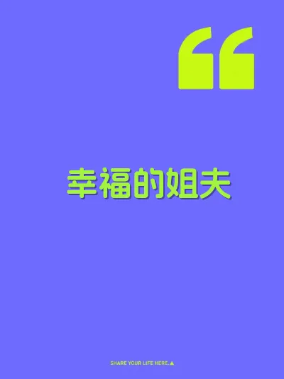 幸福的姐夫 封面