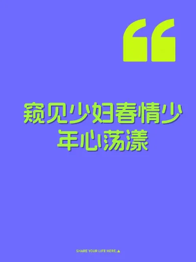 窥见少妇春情少年心荡漾 封面