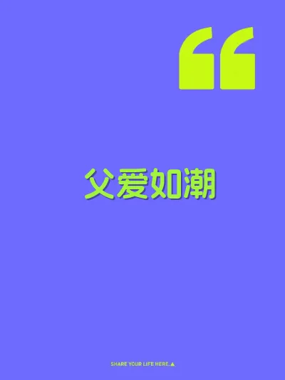 父爱如潮 封面