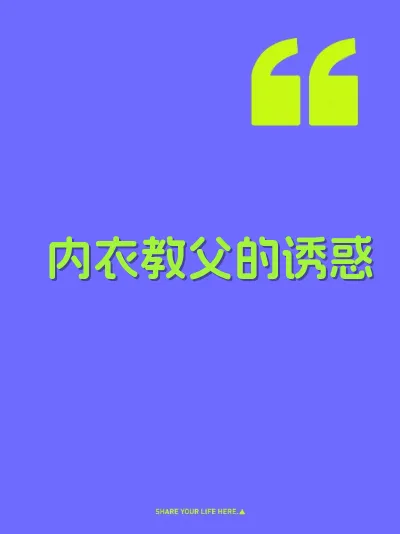 内衣教父的诱惑 封面