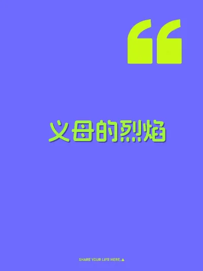 义母的烈焰 封面