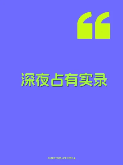 深夜占有实录