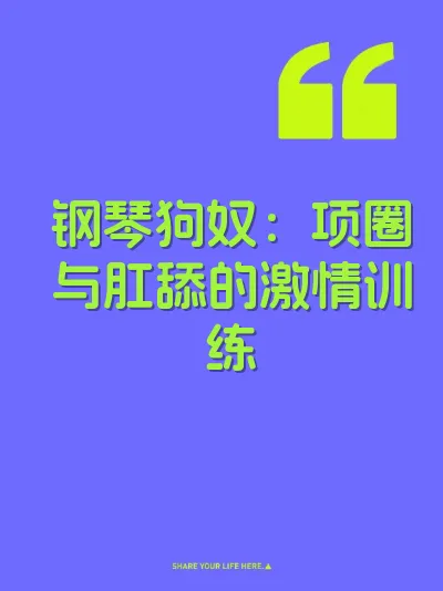 钢琴狗奴：项圈与肛舔的激情训练