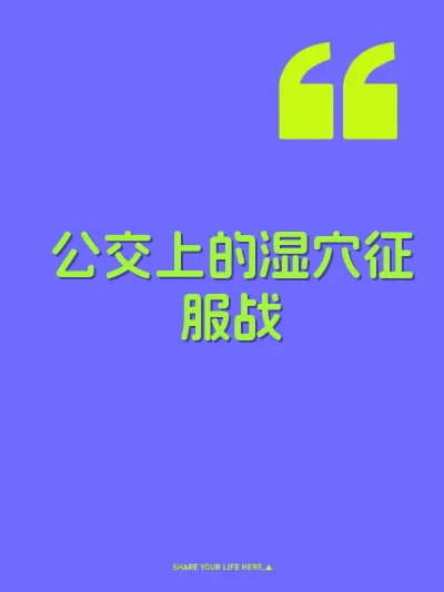 公交上的湿穴征服战 封面