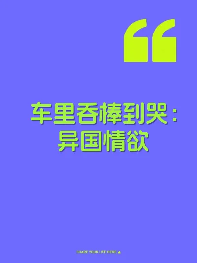 车里吞棒到哭：异国情欲 封面
