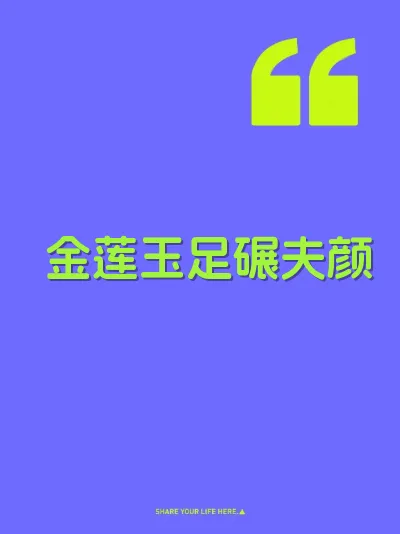 金莲玉足碾夫颜 封面