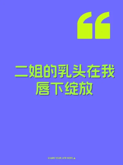 二姐的乳头在我唇下绽放 封面