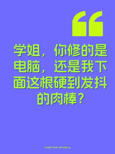 学姐，你修的是电脑，还是我下面这根硬到发抖的肉棒？ 封面