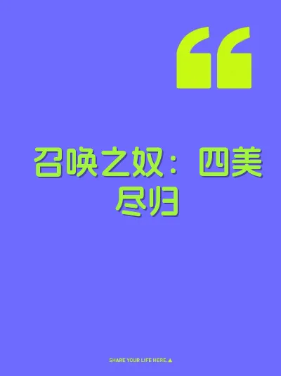 召唤之奴：四美尽归 封面