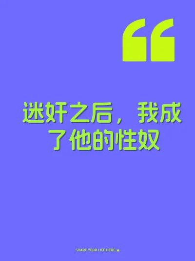 迷奸之后，我成了他的性奴 封面