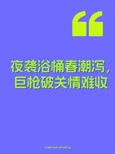 夜袭浴桶春潮泻，巨枪破关情难收 封面