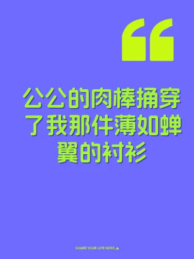 公公的肉棒捅穿了我那件薄如蝉翼的衬衫 封面