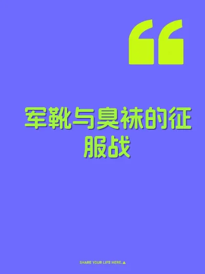 军靴与臭袜的征服战 封面