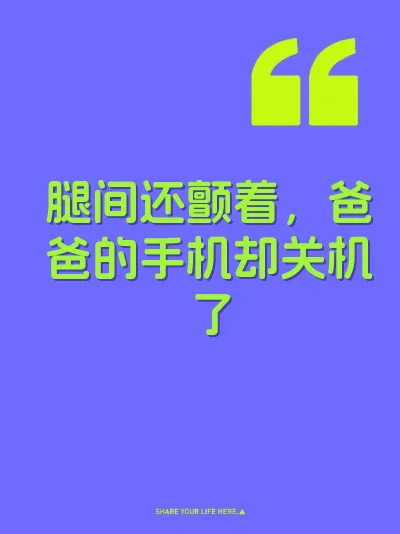 腿间还颤着，爸爸的手机却关机了 封面