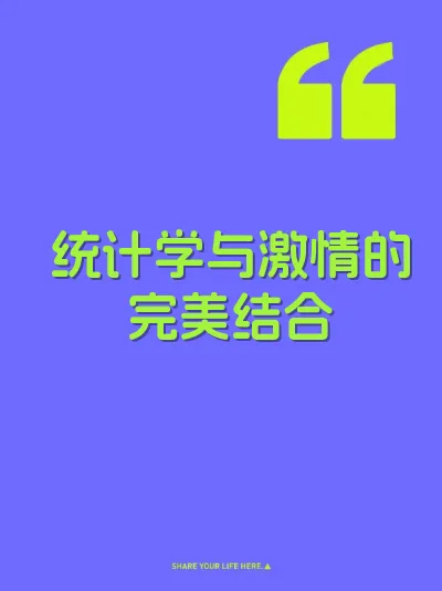 统计学与激情的完美结合 封面