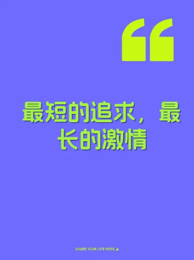 最短的追求，最长的激情 封面