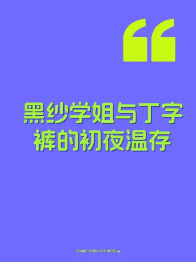 黑纱学姐与丁字裤的初夜温存 封面