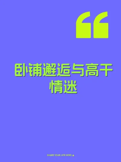 卧铺邂逅与高干情迷 封面