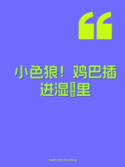 小色狼！鸡巴插进湿屄里 封面