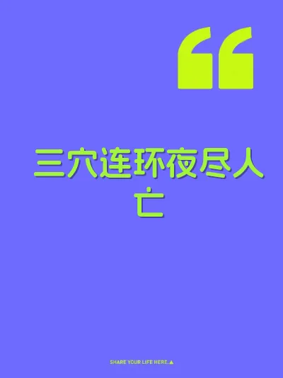 三穴连环夜尽人亡 封面