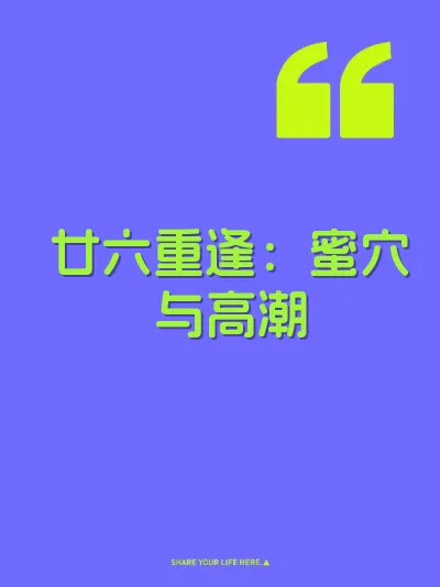 廿六重逢：蜜穴与高潮 封面