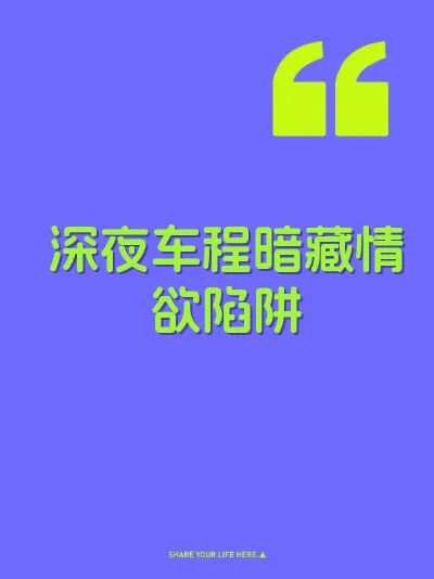 深夜车程暗藏情欲陷阱 封面