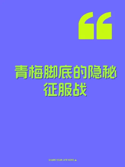 青梅脚底的隐秘征服战 封面