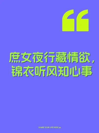 庶女夜行藏情欲,锦衣听风知心事 封面
