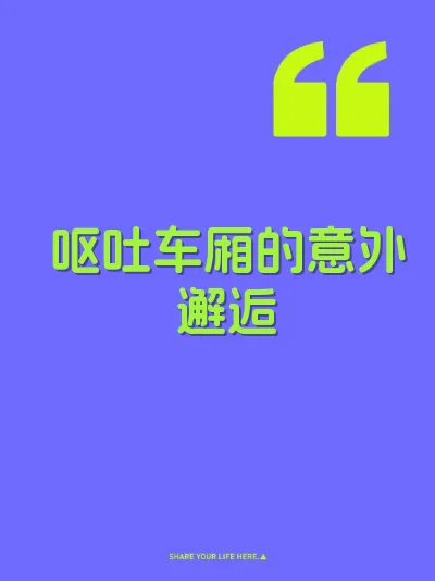 呕吐车厢的意外邂逅 封面