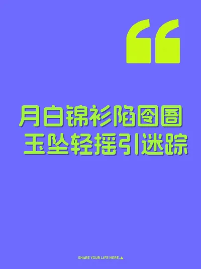 月白锦衫陷囹圄 玉坠轻摇引迷踪 封面