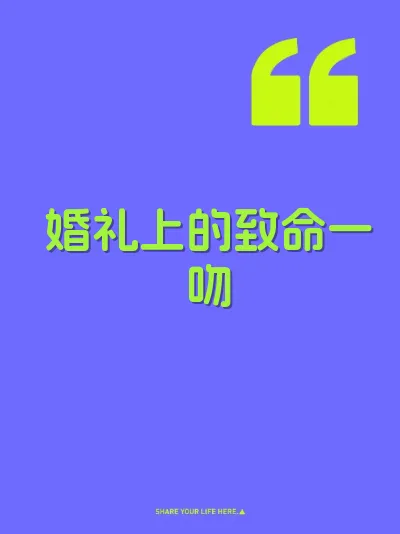 婚礼上的致命一吻 封面