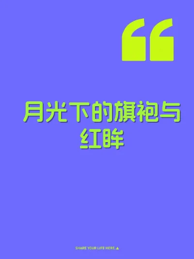 月光下的旗袍与红眸 封面